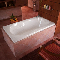 Thumbnail for Atlantis Whirlpools Zepher 32 x 60 Rectangular Air & Whirlpool Jetted Bathtub Whirlpool Bathtub Atlantis 