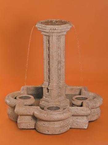 Victorian Fountain, Small Fountain Fiore Stone 