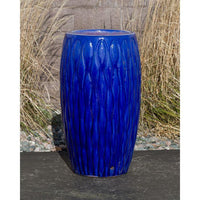 Thumbnail for Closed Top FNT3353 Ceramic Vase Complete Fountain Kit Vase Fountain Blue Thumb 