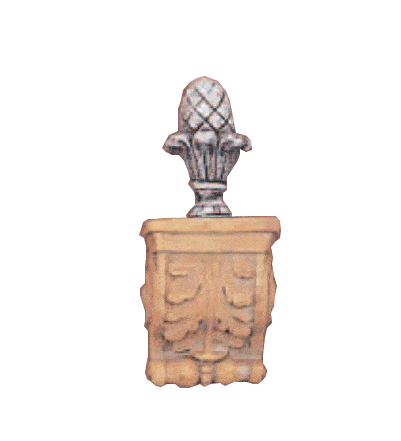 Acanthus Corbel Cast Stone Outdoor Asian Collection Wall Ornament Tuscan With Giglio Mini Fineal Natural (N) 