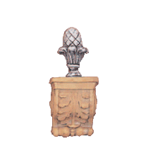 Thumbnail for Acanthus Corbel Cast Stone Outdoor Asian Collection Wall Ornament Tuscan With Giglio Mini Fineal Natural (N) 