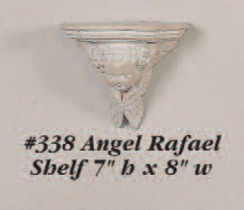 Angel Rafael Shelf Cast Stone Outdoor Asian Collection Wall Ornament Tuscan 