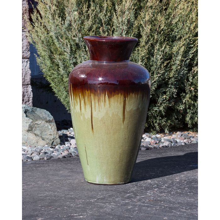 Oil Jar FNT3388 Ceramic Vase Complete Fountain Kit Vase Fountain Blue Thumb 
