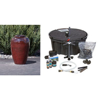 Thumbnail for Amphora FNT3392 Ceramic Vase Complete Fountain Kit Vase Fountain Blue Thumb 