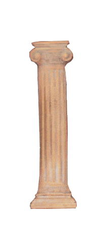 Thumbnail for Column Plaque Cast Stone Outdoor Asian Collection Wall Ornament Tuscan 