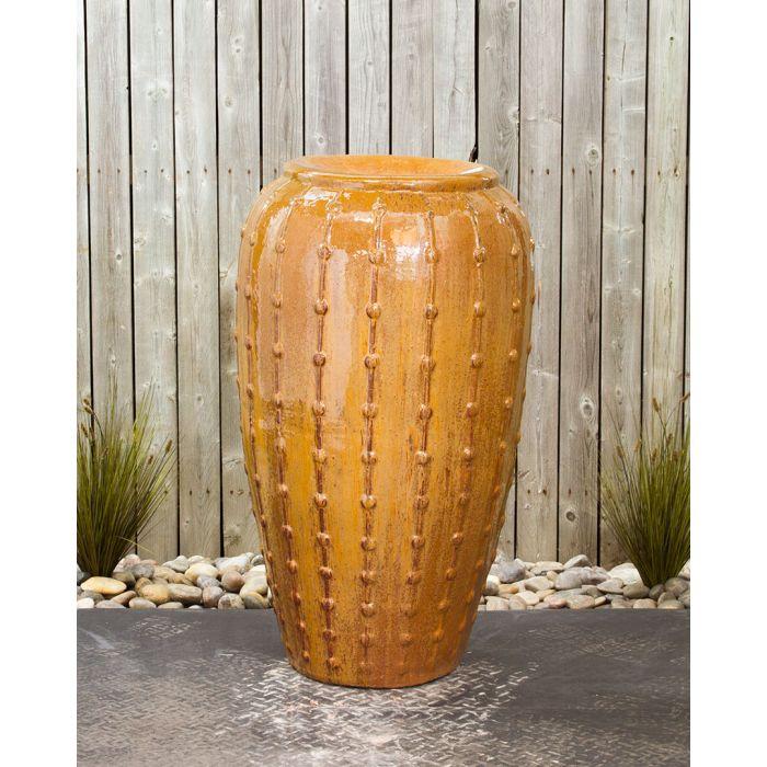 Closed Top FNT3455 Ceramic Vase Complete Fountain Kit Vase Fountain Blue Thumb 