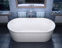 Thumbnail for Atlantis Whirlpools 3467RA Royale 34 x 67 Oval Freestanding Air Jetted Bathtub Whirlpool Bathtub Atlantis 