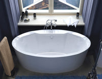 Thumbnail for Atlantis Whirlpools 3468SS Suisse 34 x 68 Oval Freestanding Soaker Bathtub Whirlpool Bathtub Atlantis 