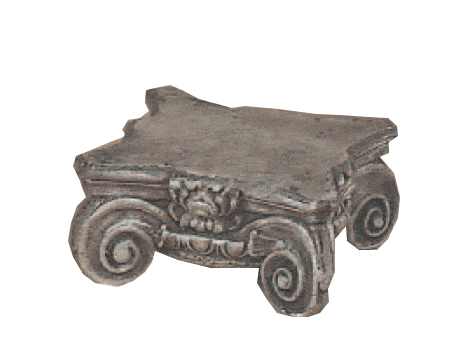 Column Capital Pot Cast Stone Outdoor Asian Collection Statues Collection Tuscan 