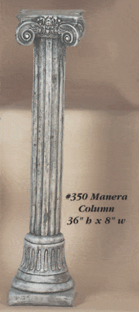 Thumbnail for Manera Column Cast Stone Outdoor Asian Collection Statues Collection Tuscan 