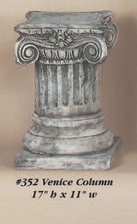 Thumbnail for Venice Column Cast Stone Outdoor Asian Collection Statues Collection Tuscan 