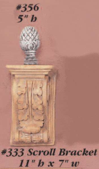 Scroll Bracket Cast Stone Outdoor Asian Collection Wall Ornament Tuscan 