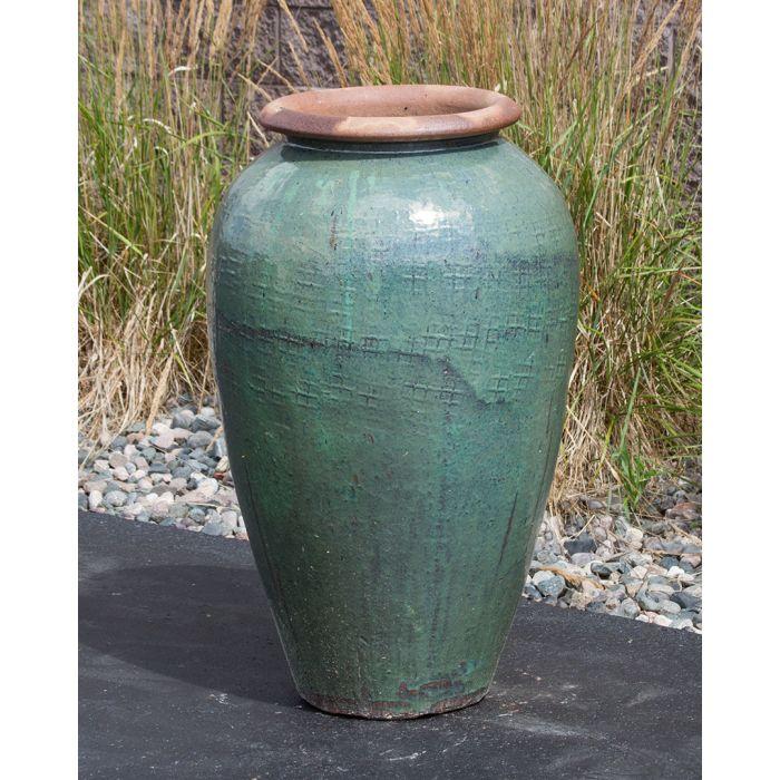 Tuscany FNT3560 Ceramic Triple Vase Complete Fountain Kit Vase Fountain Blue Thumb 