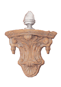 Thumbnail for De Medeci Shelf Cast Stone Outdoor Asian Collection Wall Ornament Tuscan With Classico Fineal Natural (N) 