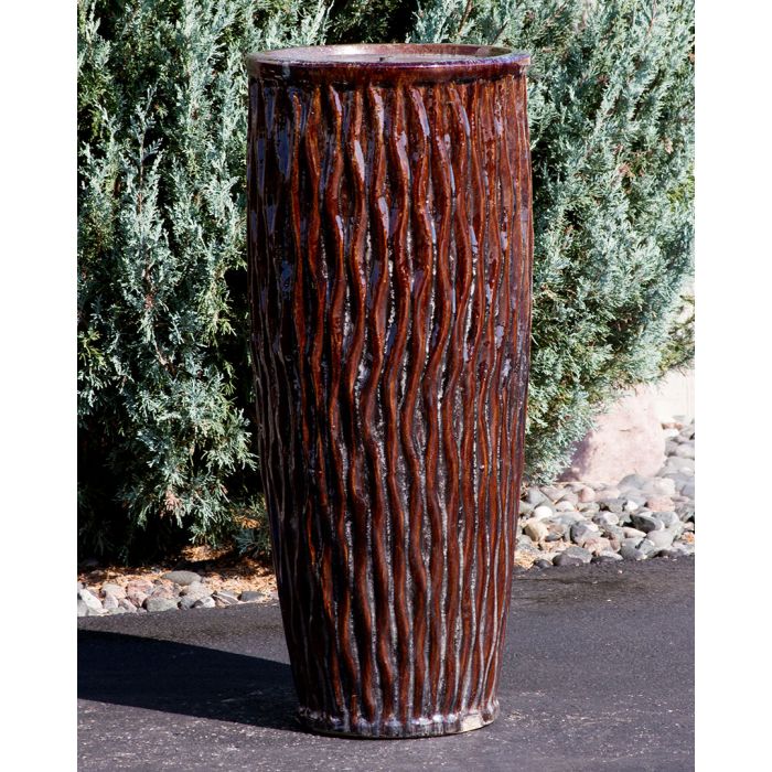 Closed Top FNT3640 Ceramic Vase Complete Fountain Kit Vase Fountain Blue Thumb 