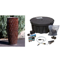 Thumbnail for Closed Top FNT3640 Ceramic Vase Complete Fountain Kit Vase Fountain Blue Thumb 