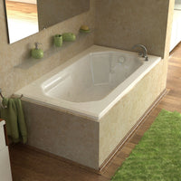 Thumbnail for Atlantis Whirlpools 3660MDL 36 x 60 Rectangular Air & Whirlpool Jetted Tub Whirlpool Bathtub Atlantis 