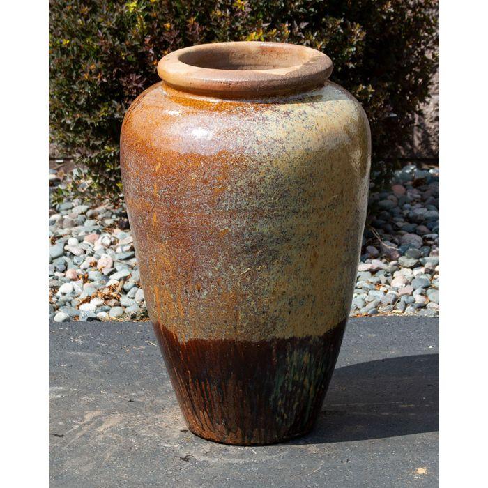 Tuscany FNT3663 Ceramic Triple Vase Complete Fountain Kit Vase Fountain Blue Thumb 