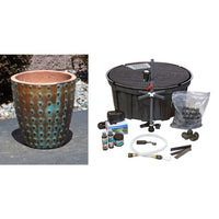 Thumbnail for One of a Kind FNT3664 Ceramic Vase Complete Fountain Kit Vase Fountain Blue Thumb 