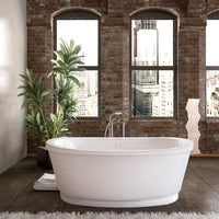 Thumbnail for Atlantis Whirlpools 3666A Allure 36 x 66 Freestanding Tub with Center Drain Whirlpool Bathtub Atlantis 