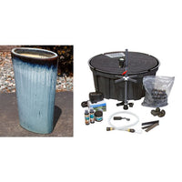 Thumbnail for One of a Kind FNT3686 Ceramic Vase Complete Fountain Kit Vase Fountain Blue Thumb 