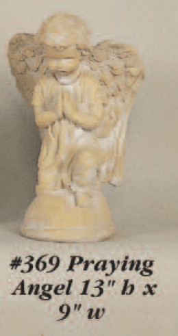 Praying Angel Cast Stone Outdoor Asian Collection Statues Tuscan 
