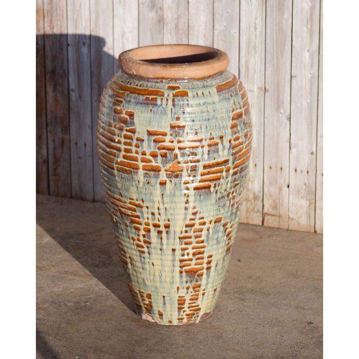Tuscany FNT3805 Ceramic Triple Vase Complete Fountain Kit Vase Fountain Blue Thumb 