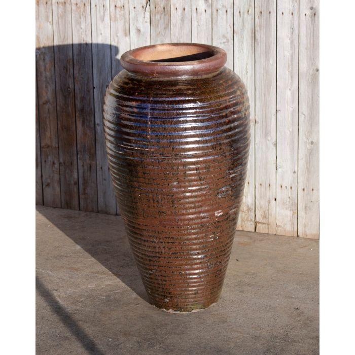 Tuscany FNT3806 Ceramic Triple Vase Complete Fountain Kit Vase Fountain Blue Thumb 