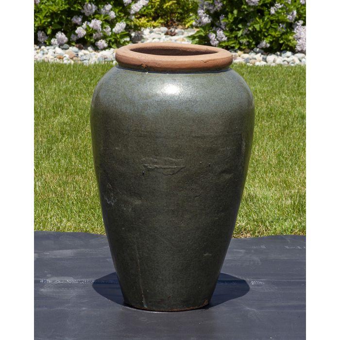 Tuscany FNT3827 Ceramic Triple Vase Complete Fountain Kit Vase Fountain Blue Thumb 