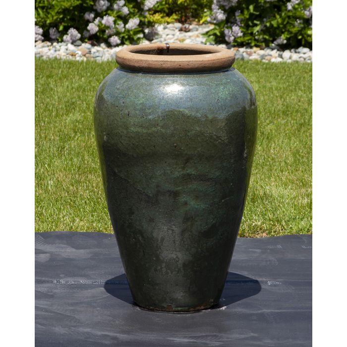Tuscany FNT3830 Ceramic Triple Vase Complete Fountain Kit Vase Fountain Blue Thumb 