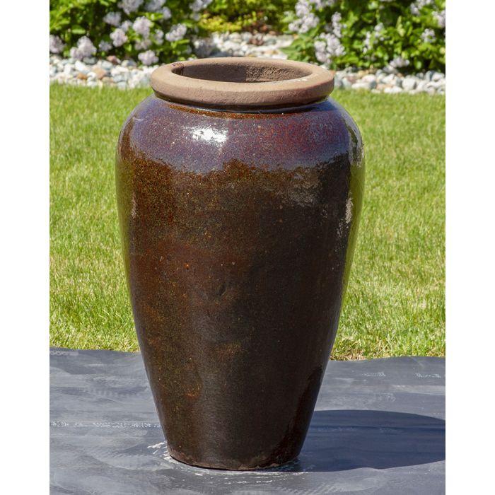 Tuscany FNT3841 Ceramic Triple Vase Complete Fountain Kit Vase Fountain Blue Thumb 
