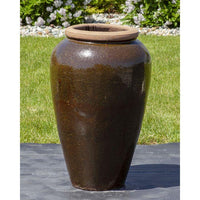 Thumbnail for Tuscany FNT3842 Ceramic Triple Vase Complete Fountain Kit Vase Fountain Blue Thumb 