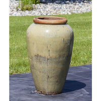 Thumbnail for Tuscany FNT3847 Ceramic Triple Vase Complete Fountain Kit Vase Fountain Blue Thumb 