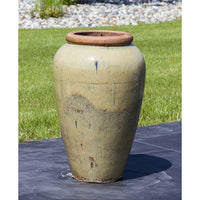 Thumbnail for Tuscany FNT3848 Ceramic Triple Vase Complete Fountain Kit Vase Fountain Blue Thumb 
