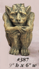 Gothic Gargoyle Cast Stone Outdoor Asian Collection Statues Tuscan 