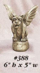 Mini Winged Gargoyle Cast Stone Outdoor Asian Collection Statues Tuscan 