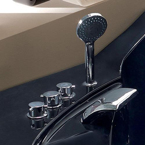 Maya Bath Tercera-Black Whirlpool Bath Tub Whirlpool Bathtub Maya Bath 
