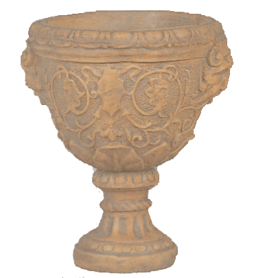 Green Man Urn Cast Stone Outdoor Garden Planter Planter Tuscan 
