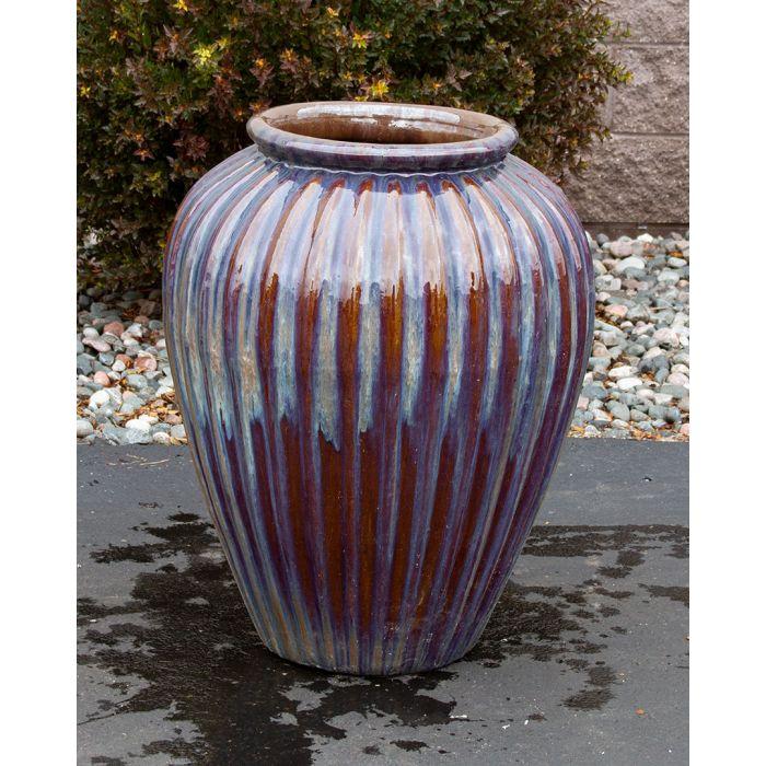 Oil Jar FNT40041 Ceramic Vase Complete Fountain Kit Vase Fountain Blue Thumb 