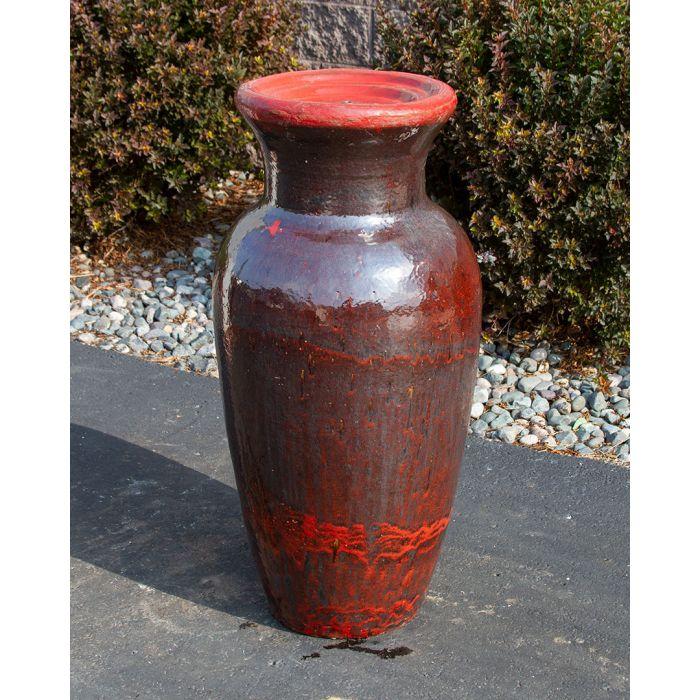 Closed Top FNT3774 Ceramic Vase Complete Fountain Kit Vase Fountain Blue Thumb 