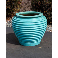 Thumbnail for Genova FNT40126 Ceramic Vase Complete Fountain Kit Vase Fountain Blue Thumb 