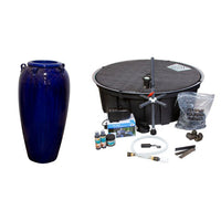Thumbnail for Amphora FNT40163 Ceramic Vase Complete Fountain Kit Vase Fountain Blue Thumb 