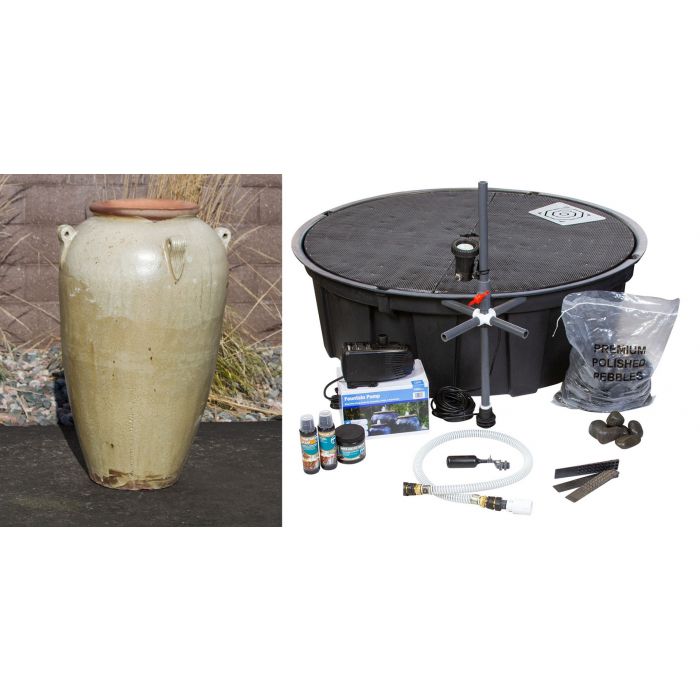 Amphora FNT40290 Ceramic Vase Complete Fountain Kit Vase Fountain Blue Thumb 