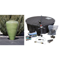 Thumbnail for Oil Jar FNT40358 Ceramic Vase Complete Fountain Kit Vase Fountain Blue Thumb 