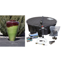 Thumbnail for Oil Jar FNT40359 Ceramic Vase Complete Fountain Kit Vase Fountain Blue Thumb 