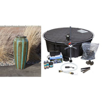 Thumbnail for Oil Jar FNT40509 Ceramic Vase Complete Fountain Kit Vase Fountain Blue Thumb 