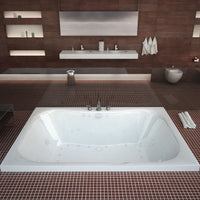 Thumbnail for Atlantis Whirlpools 4060NDR 40 x 60 Rectangular Air & Whirlpool Jetted Tub Whirlpool Bathtub Atlantis 