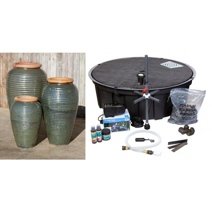 Tuscany Fountain Kit - FNT40716 Vase Fountain Blue Thumb 