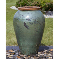 Thumbnail for Tuscany FNT40750 Ceramic Triple Vase Complete Fountain Kit Vase Fountain Blue Thumb 