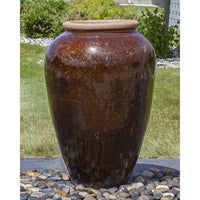 Thumbnail for Tuscany FNT40761 Ceramic Triple Vase Complete Fountain Kit Vase Fountain Blue Thumb 